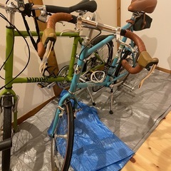 ミニベロ　ブルーノ　水色　20インチ　室内保管の画像