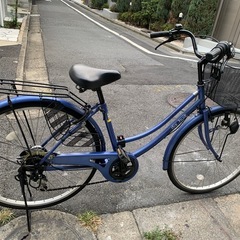 ギア付き26インチ自転車の画像