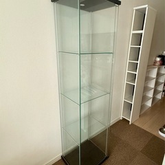 【IKEA】 ガラス コレクションケース の画像