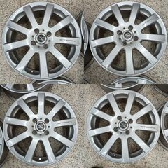 【美品】STERN S-52 アルミホイール 16インチ 6.5J +40 PCD100 4H 4本 組み換え可の画像