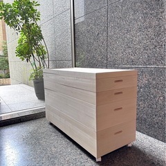 新品　着物　収納　キャスター付の画像