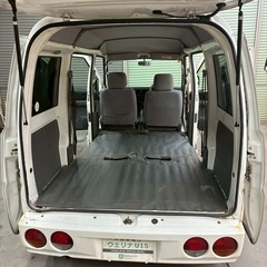 総額15.0万円★車内広々フラット軽箱バン★Tベル交換歴あり★4WD★5MT★キーレス★平成21年式 三菱ミニキャブバン 4WD CL ハイルーフ(U62V)18.7万キロ 車検令和9年9月 ホワイトの画像
