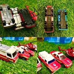 レア✨FDNY/ニューヨーク市消防局系のミニカー＆トミカトラックの画像