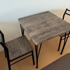 食卓テーブルセット2人用の画像