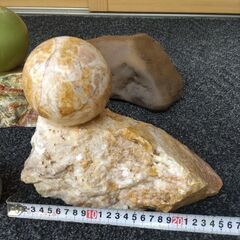 鑑賞石(オニキス他)の画像