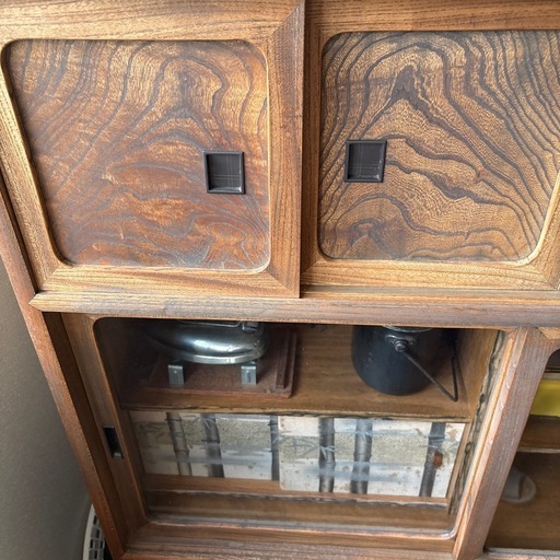 昭和レトロ 箪笥 食器棚 収納 茶箪笥