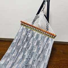 # 【室内室外対応】自立式ハンモックの画像