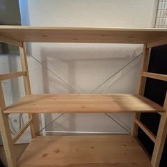 無印良品　木製シェルフの画像