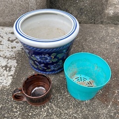 鉢、ポット、鉢皿の画像