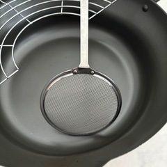 相談中
24日まで　天ぷら鍋　すくい網セットの画像
