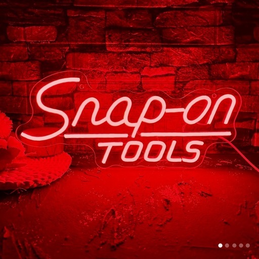 新品 スナップオン LEDネオンサイン ネオン管風 Snap-on 工具