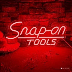 新品 スナップオン LEDネオンサイン Snap-on 工具の画像