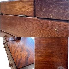 木製裁縫箱の画像