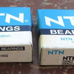 ☆ エヌティーエヌ NTN 6908ZZ/2AS ベアリング BEARINGS 深溝玉軸受 2点セット◆内輪・外輪とも軌道は円弧状の深い溝の画像
