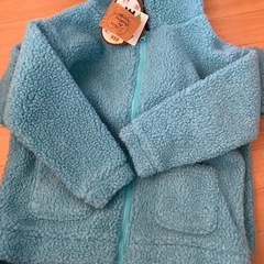 フリースジャケット　ボアジャケット　パーカー　子供服　もこもこ　防寒の画像