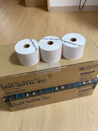 サーマルロールペーパー　58R-80TR-ZC