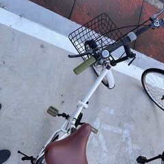 折りたたみ自転車　20インチ　7段変速変速付　まだまだ乗れます　現地受渡のみの画像