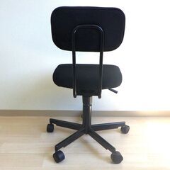 ワークチェア（ブラック）【小金井市民限定】（小金井市再生家具）品番：09-03-15 ※新規優先の画像