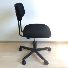 ワークチェア（ブラック）【小金井市民限定】（小金井市再生家具）品番：09-03-15 ※新規優先の画像