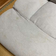 ニトリの折りたたみソファの画像