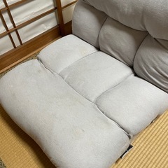 ニトリの折りたたみソファの画像
