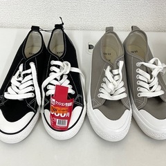 【決まりました】スニーカーまとめ　レディース 黒は未使用 23.5cm/23cmの画像
