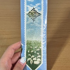 無料　刺繍しおり フランスにての画像