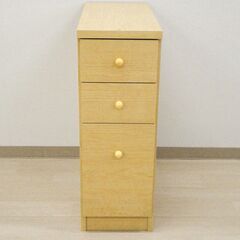スリムキャビネット【小金井市民限定】（小金井市再生家具）品番：09-03-18 ※新規優先の画像