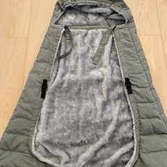 【美品】抱っこ紐防寒ケープ　ボア　ベビーホッパーの画像