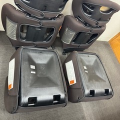 ジュニアシート　リーマン　ハイバックジュニアエアロ　ブラウン　２つの画像