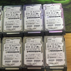 ハードディスク HGST 600GB SAS 2.5インチ HDD12個セット 中古動作品の画像