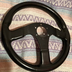 レース用ハンドル34パイ中古品の画像