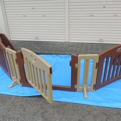 ベビー・子供用品買取販売キッズモール湘南/綺麗/日本育児キッズパーテーション/６カ月～満２歳頃/直線約３６１cm/清掃の画像