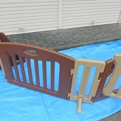 ベビー・子供用品買取販売キッズモール湘南/綺麗/日本育児キッズパーテーション/６カ月～満２歳頃/直線約３６１cm/清掃の画像