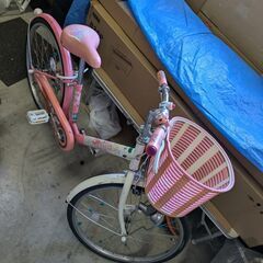 小学生女児用自転車差し上げます。の画像
