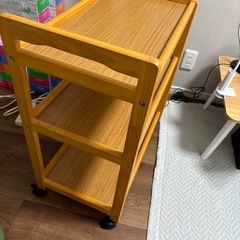 ワゴン　手押し　棚　ラックの画像