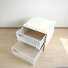 クローゼットケース２個（高さ19cm）【小金井市民限定】（小金井市再生家具）品番：09-03-20 ※新規優先の画像