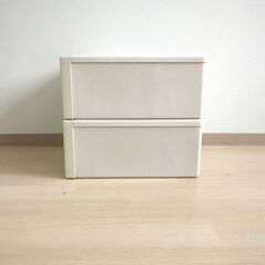 クローゼットケース２個（高さ19cm）【小金井市民限定】（小金井市再生家具）品番：09-03-20 ※新規優先の画像