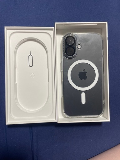 「iPhone 16【未使用に近い】フルセット・保護済み」