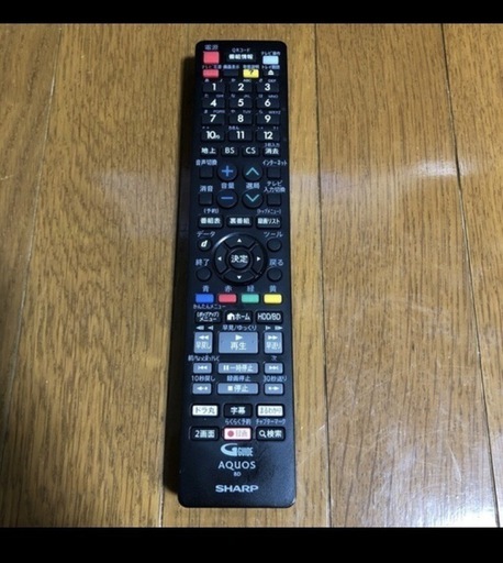SHARP AQUOS テレビ　40型 難あり　ジャンク品 画面に傷あり リモコン無し説明書あり