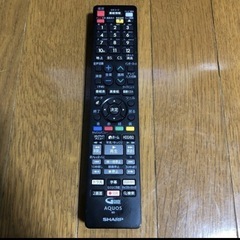 SHARP AQUOS テレビ　40型 難あり　ジャンク品 画面に傷あり リモコン無し説明書ありの画像
