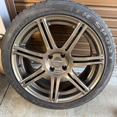 ブリジストン　BEO 17インチ　PCD100 4H 4本セットの画像