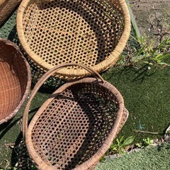 竹製籠色々まとめて5点で！の画像