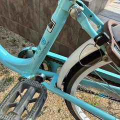 （決まりました）中古⭐︎水色の子ども用自転車⭐︎22インチ⭐︎取りに来てくださる方の画像