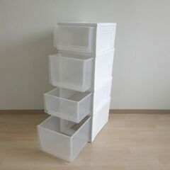 クローゼットケース４個（Mサイズ＋Lサイズ）【小金井市民限定】（小金井市再生家具）品番：09-03-21 ※新規優先の画像