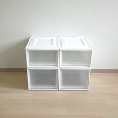 クローゼットケース４個（Mサイズ＋Lサイズ）【小金井市民限定】（小金井市再生家具）品番：09-03-21 ※新規優先の画像