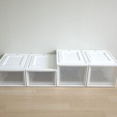 クローゼットケース４個（Mサイズ＋Lサイズ）【小金井市民限定】（小金井市再生家具）品番：09-03-21 ※新規優先の画像