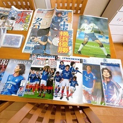 横浜F・マリノス 中澤佑二選手関連グッズまとめ売り マッチディプロブラム 会報誌 新聞 ポスター 写真の画像