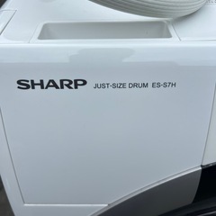SHARP 2023年式　斜めドラム式洗濯乾燥機　の画像