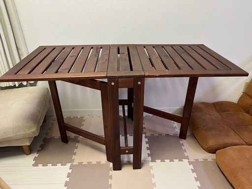 イケアIKEA エップラロー屋外用折り畳みテーブル